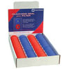Tectran 101117D Gladhand Air Brake Gladhand Seal - (50) Red and (50) Counter Box, Poly, with Built-In Filter