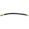 Tectran 18116 Air Brake Hose 16" Single Swivel End Air Brake Hose Assembly, 1/2" Hose ID, 3/8" End Fittings