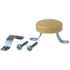 19-1610 by TECTRAN - Horn Button - White, 1-11/16 in. dia, In-Line Quick Release Valve