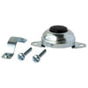 19-1612 by TECTRAN - Horn Button - Chrome/Black, 1.6 in. dia, In-Line Quick Release Valve