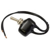 Tectran 19-5021 Toggle Switch Toggle Switch - 12V, 25 AMP, ON-OFF, (2) 8 in. Leads, Nickel Knob, S.P.S.T