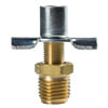 Tectran 239-B Air Brake Air Tank Drain Cock Air Brake Air Shut-Off Petcock - Brass, 1/4 in. Pipe Thread, External, Extended