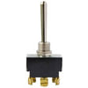 19-1021L by TECTRAN - Toggle Switch - 12V, 25 AMP, ON-MOM. OFF-MOM., 6 Screw, Nicke Knob