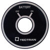 Tectran 19-1045P Master Disconnect Switch Battery Disconnect Switch Plate Face - Black, OFF-ON