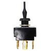 Tectran 19-1432Q Toggle Switch Toggle Switch - 12V, 25 AMP, ON/OFF/ON, 6 Blade, Black Knob, D.P.D.T