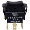 Tectran 19-1507 Rocker Switch Rocker Switch - Black Bezel and Actuator