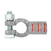 Tectran 5013-2/0N Battery Terminal Battery Connector - 2/0 Gauge, Orange, Negative, Straight Clamp, Cast Copper