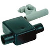 Tectran 55726B Battery Terminal Cover Battery Terminal Cover - Black, 1/0-2/0 Gauge, Flag Clamp, PVC