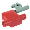 Tectran 55726R Battery Terminal Cover Battery Terminal Cover - Red, 1/0-2/0 Gauge, Flag Clamp, PVC