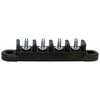 Tectran 665-4 Multi-Purpose Wiring Terminal Junction Box Terminal Block - 4 Studs, 1/2 in. Length, Steel Studs