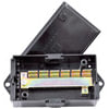 Tectran 667-7050 Junction Box Junction Box - Black, 7-Way, Heavy-Wall Design, without Mounting Strip
