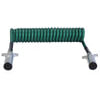 Tectran 7ATG222MW Trailer Power Cable 12 ft. Green ABS Duty Powercoil, 12" x 12" Leads, 2 Plugs with WeatherSeal™