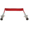 Tectran 7BTG222MG Trailer Power Cable Trailer Power Cable - 12 ft., Single Pole, Powercoil, 4 Gauge, Red, with Spring Guards