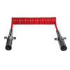 Tectran 7BTG522MG Trailer Power Cable Trailer Power Cable - 15 ft., Single Pole, Powercoil, 4 Gauge, Red, with Spring Guards