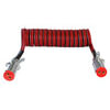 7DV4222MW by TECTRAN - Trailer Power Cable - 12 ft., Dual Pole, Powercoil, 4 and 6 Gauge
