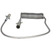 Tectran 7STS512MG Trailer Power Cable Trailer Power Cable - 15 ft., 7-Way, Powercoil, Standard Duty, Silver, with Spring