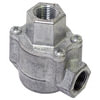 Tectran 80-1097 Hydraulic Brake Poppet Valve Air Brake Quick Release Valve - (2) 3/8 in. Port, 3/8 in. Exhaust Port, Zinc