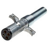 Tectran 670-41SG Trailer Power Cable Plug and Receptacle Socket Kit Trailer Wiring Plug - 4-Way, Die-Cast Housing, with