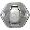 Tectran 670-7200A Trailer Power Cable Plug and Receptacle Socket Kit Trailer Receptacle Socket - 7-Way, Die-Cast, without