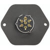 Tectran 670-7330 Trailer Power Cable Plug and Receptacle Socket Kit Trailer Receptacle Socket - 7-Way, Die-Cast, with Large