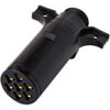 Tectran 670P-71 Trailer Power Cable Plug and Receptacle Socket Kit Trailer Wiring Plug - 7-Way, Poly Housing, Buffalo Style,
