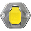 Tectran 680-7200 Trailer Power Cable Plug and Receptacle Socket Kit Trailer Receptacle Socket - 7-Way, Die-Cast, Auxilary,