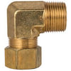 Tectran 69-10C Male Elbow Fitting Compression Fitting - Brass, 5/8 - in. Tube, 3/8 - in. Thread, Male Elbow