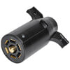 Tectran 690P-71 Trailer Power Cable Plug and Receptacle Socket Kit Trailer Wiring Plug - 7-Way, RV, Plastic, Blade, Screw