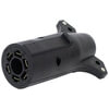 Tectran 691-80 Socket Adapter Trailer Wiring Adapter - 7-Way Blade to 6-Way Round, Auxiliary pin in center of 6-Way