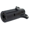 Tectran 691-82 Socket Adapter Trailer Wiring Adapter - 7-Way Blade to 6-Way Round, Brake pin in center of 6-Way