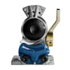 Tectran 9204 Gladhand Gladhand - Aluminum Casting, Handle Style Shut-Off, Service, with Copper Tube Fitting