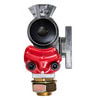 9212-6 by TECTRAN - Knob Style Red Emergency Shutoff Gladhand with Bulkhead Fitting, 3/8" Nylon Tubing