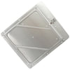 Tectran 9450 Vehicle Document Holder Placard Holder Slide-In - Aluminum Frame Finish, Unpainted
