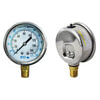 80G25BM16 by TECTRAN - Brake Pressure Gauge - Bottom Mount, 2.5 in. diameter, 0 - 160 psi