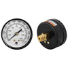 Tectran 80G25CB16 Multi-Purpose Pressure Gauge Brake Pressure Gauge - Center Mount, 2.5 in. diameter, 0 - 160 psi