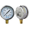 Tectran 80L25BM3C Multi-Purpose Pressure Gauge Brake Pressure Gauge - Bottom Mount, 2.5 in. diameter, 0 - 300 psi, Glycerin