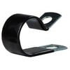 Tectran 901 Air Brake Hose and Power Cable Clamp Plastisol Dipped Tube Clamp, 1/4" Clamping Diameter, 1/4" Mounting Hole