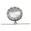 Tectran 91-8103 Fuel Tank Cap Fuel Tank Cap - Aluminum, 3 in. dia., Non-Locking, Vented, Female Thread