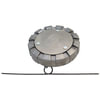 Tectran 91-8105 Fuel Tank Cap Fuel Tank Cap - Aluminum, 3 in. dia., Non-Locking, Vented, Female Thread