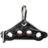 Tectran 9889ST Air Brake Hose and Power Cable Clamp Air Brake Air Line Clamp - 4-Holes with Stainless Steel Clip