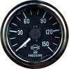Tectran 95-2282 Air Pressure Gauge Air Pressure Gauge - Chrome Bezel, 0-150 psi, Mechanical