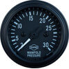 Tectran 95-2300 Manifold Pressure Gauge Ga. Mech Man Press 30 PSI Blk