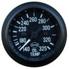 Tectran 95-2531 Engine Oil Temperature Gauge Engine Oil Temperature Gauge - Black Bezel, 140-325 deg. F, 144 in. Capillary,