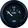 Tectran 95-2630 Fuel Level Gauge Fuel Level Gauge - Black Bezel, E, 1/4, 1/2, 3/4, Full, 240-33 ohm, 12V