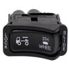 Tectran DV3244-2 Air Brake Control Valve Rocker Switch - Fifth Wheel, Push to Connect Fittings