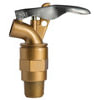 Tectran G261 Air Brake Air Line Fitting Shut-Off Valve - Brass, 3/4 in. Thread, for Drum and Barrel