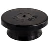 Tectran HC-5990 Wheel Hub Cap Black Rubber Hub Cap Plug for Propar Style Hub Cap with 1 1/8 in. Diameter