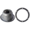 HC0-4195 by TECTRAN - Axle Hub Cap - 6-Hole, Aluminum, without Side Plug, for Front