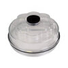 Tectran HC0-4975 Wheel Hub Cap Axle Hub Cap - Plastic, without Ring and Side Plug, Propar Style