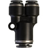 QL1363444 by TECTRAN - Push-On Hose Fitting - 1/4 in. Tube A, 1/4 in. Tube B, Y-Union, Composite